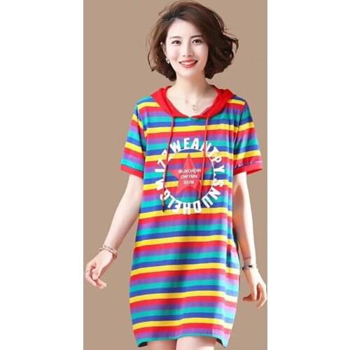 Dress платье vestidos women summer dress платье летнее woman dresses femme robe dresses for women casual plus size strip hooded