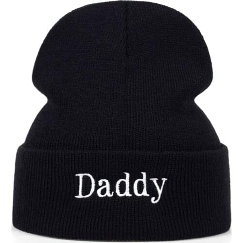 2019 new dad letter embroidery wool hat fashion hip hop outdoor cold hats unisex casual caps sports and leisure cap
