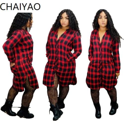 21WJ5061 Wholesale Items Fashion Casual Fall 2021 Women Plaid Shirt Women Long Sleeve Shirt Womens Button Up Shirt Hot