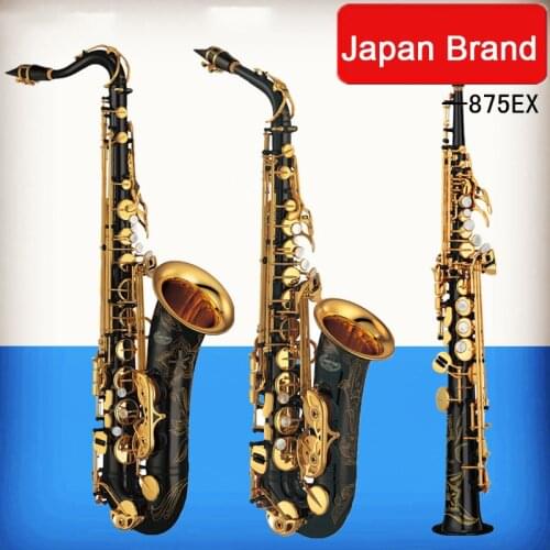 Accept OEM Brand Saxophone Alto 875EX Bb Black Tenor saxophone soprano Sax Alto musical instruments professional with case