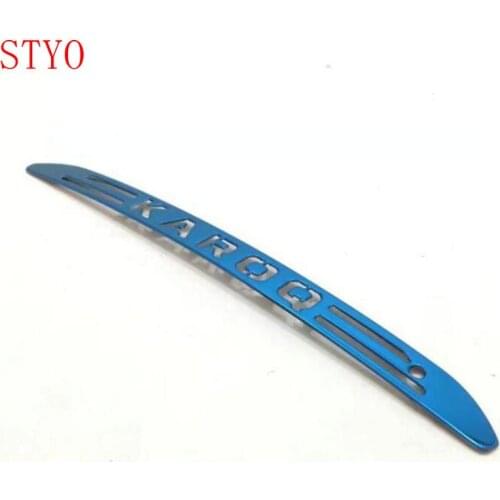 STYO Stainless Steel Car Rear Window Brake Light Sticker Trim For For Skoda1 Karoq 2017 2018