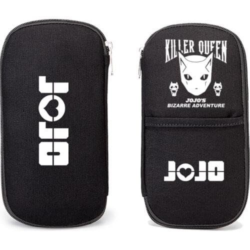 Anime JoJo Bizarre Adventure Pencil Case Jonathan Joestar Kujo Jotaro cosplay Pen Bag student school canvas Handbag