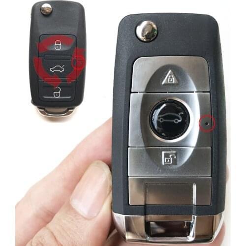 2/3 buttons Car key Fob Case For VOLKSWAGEN VW Passat b5 b6 Golf 4 5 Touran Modified Flip Folding key Cover Remote key shell
