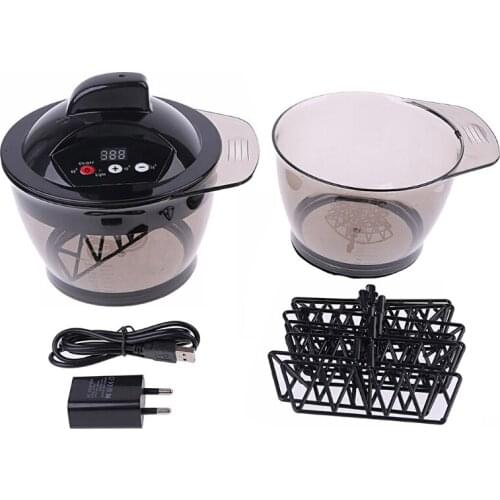 Electric Hair Cream Automatic Mixing Bowl Color Paste Blender Dyeing Stirrer Tool Coloring Hairdressing Barber kit DIY Tools