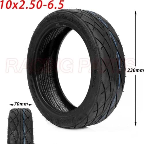 Electric Scooter 10X2.50-6.5 Vacuum Tire Folding Mini Electric Scooter Thickened Explosion-proof Tubeless Tires