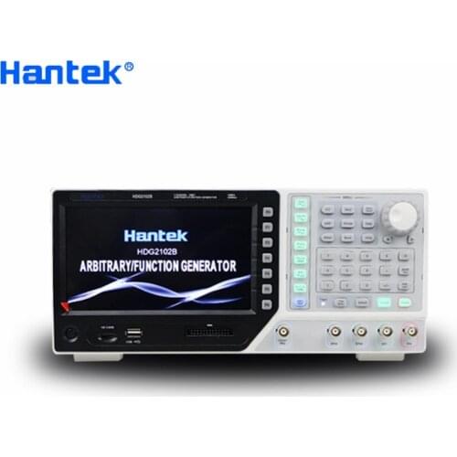 Hantek 2CH 30/60/80/100MHz 250MSa/s DDS Function Signal Arbitrary Waveform Generator 64M Memory Depth USB 7" TFT LCD 800x480