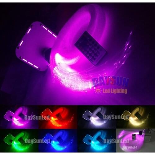 New Hot Sell Ceiling Light Twinkle Star Fiber 32W RGB Twinkle LED Fiber Optic Ceiling Light Kit + 600pcs*0.75mm*2m Fiber Cable