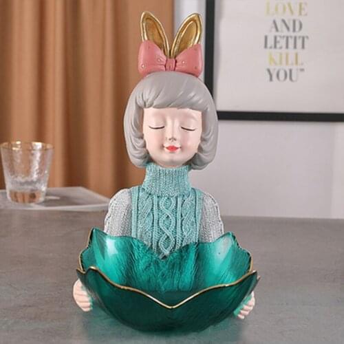 Creative living room household personality fashion candy plate modern tea table light luxury snacks fruit plate