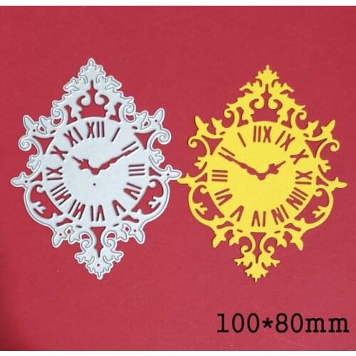 Metal Cutting Dies Clock Frame 2021 New Craft Die Cuts Stencil For Diy Scrapbook Paper Cards Embossing Knife Blade Punch Die