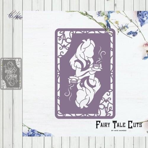 Metal Cutting Dies Symmetrical beauty Stencils For DIY Scrapbooking Decorative Embossing Handcraft Die Cutting Template