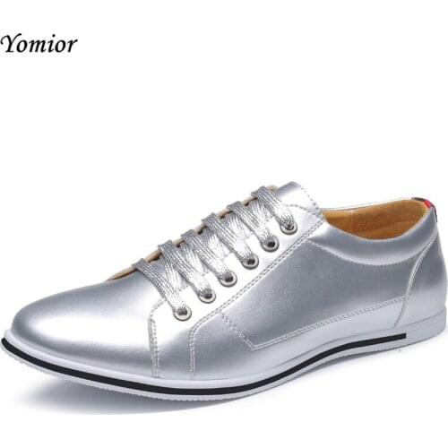 Yomior Men Loafers Elegant Formal Business Office Men Shoes British Style Flats Comfortable Male Driving Shoes Big Size 38-50