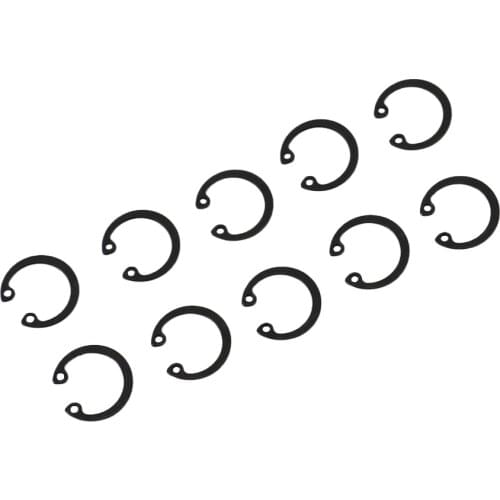 10PCS Circlip Set External/Internal Retaining E-type Cir clip Lock Snap Retaining Ring Assortment Set holes Shaft Collar Washer