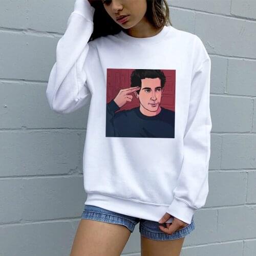 Autumn New Style Friends TV Show Print Comic Style Harajuku Casual Vogue Personality Street Sports Wind Sweatshirt Women Hoodies