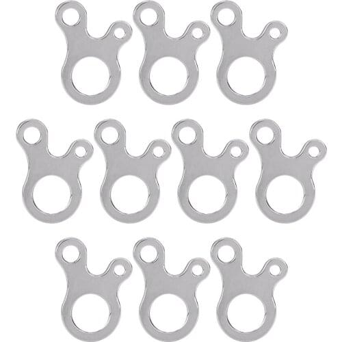 Wholesale 2pcs Stainless Steel 3 Hole Survival Buckle Camping Tent Rope Buckle Multi-purpose Quick Fast Knotting Rope Tools