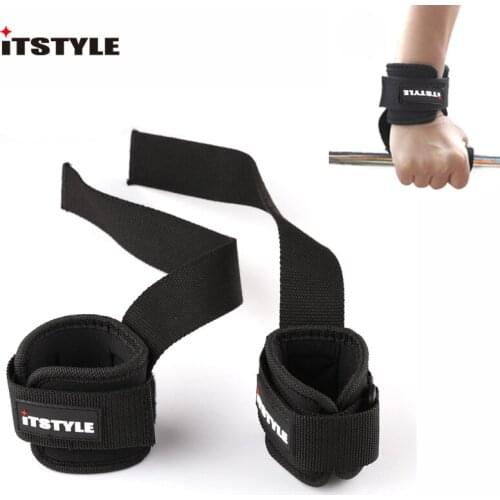 ITSTYLE Weight Lifting Grip belt gym tension thickened wrist weightlifting dumbbell Grip belt