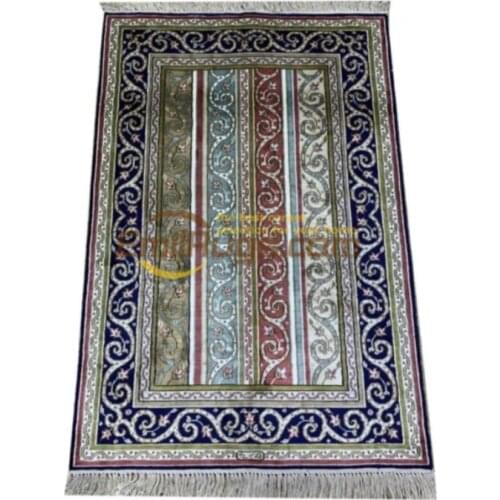 Top Luxury Unique Design Handmade Persian Silk Wool Carpets Vtg Area Rug