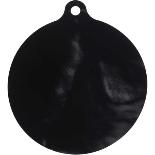 22CM Silicone Induction Cooker Pad Protector Mat Round Heat Insulated Pad Kitchen Protective Heat Insulation Black Hot Pot Mat