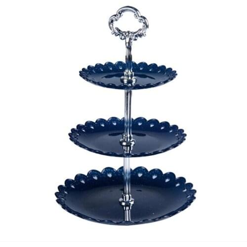 Three-layer Fruit Plate Cake Stand Kitchen Accessories Home Party Dessert Storage Rack Festival Supplies Cupcake Storage Holder