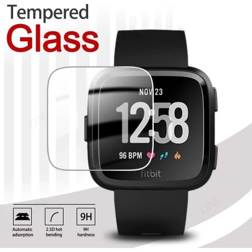For Fitbit Versa&Versa 2 Smart Watch Screen Protector Tempered Glass Protective Film
