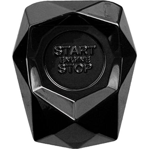 Car Engine Start Stop Switch Button Protection Cover, Prevent Children from Touching, Decorative Auto Parts, Black