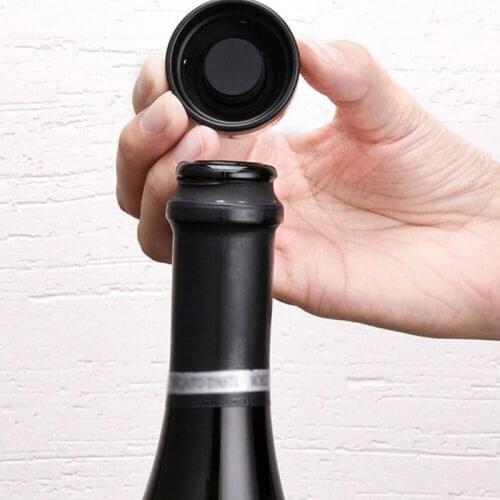 5/10PCS Vacuum Red Wine Stopper Silicone Sealed Champagne Bottle Stoppers Sealer Retain Freshness Stopper Home Bar Accessories
