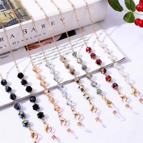 2-IN-1 Glasses Holder Chain Extension Mask Hanging Rope Fashion Necklace Face Mask Lanyard Non-slip Lanyard With Hooks