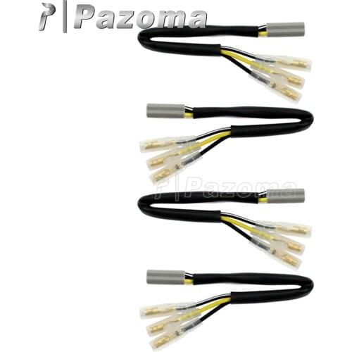 3 Pin Turn Signal Wire Adapter Wiring Harness Indicator Cable Connectors Lead for Yamaha YZF R6 R6S R1 FZ6 FZ1 FZ6R 2002-2014