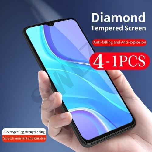4-1Pcs full cover on the tempered glass for Redmi note 8 8T pro phone screen protector 7 7s protective film smartphone