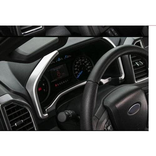 Interior Accessories Dashboard Trim Instrument Board Decorative Cover Strips Frame for Ford F150 2015+ Car Styling