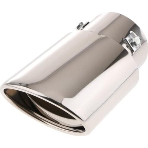 Car Automobile Stainless Steel Silencer Exhaust Tail Muffler Pipe Conversion Kit Install Diameter: 76mm