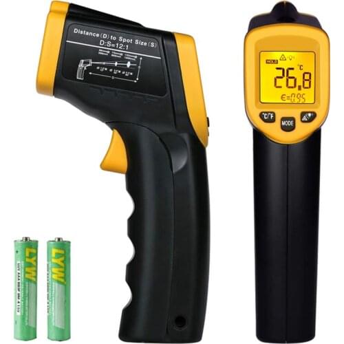 Non-Contact Digital Laser Infrared Thermometer Meat Thermometer Temperature Gun -58℉~ 932℉ (-50℃ ~ 500℃)