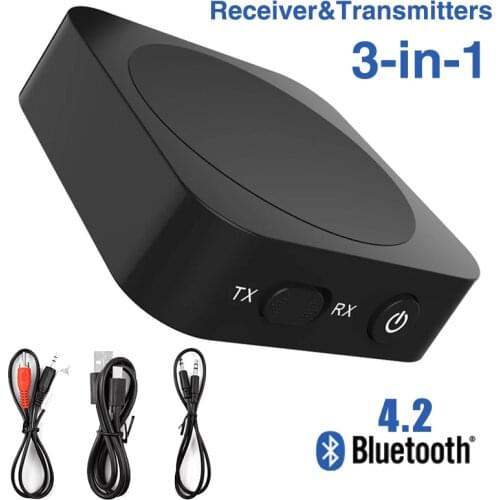 Bluetooth Receiver 5.0 Wireless Auido Music 3.5 mm Jack RCA APTX LL Low Latency Home TV Music Streaming Sound 3.5mm Adapter