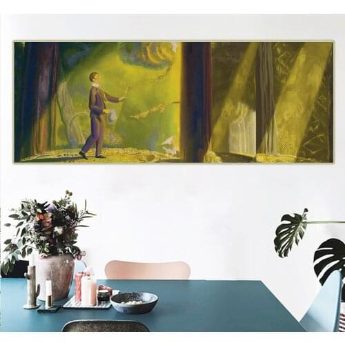 Citon George Bellows《The journey of youth》Canvas Oil Painting Ash Can School Artwork Poster Picture Wall Decor Home Decoration