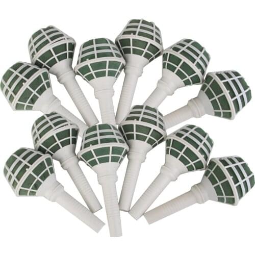 Oasis 12 Pieces Flower Holder Floral Foam Oasis Bouquet Posy Holder for Wedding Bridal Flower DIY floristic foam