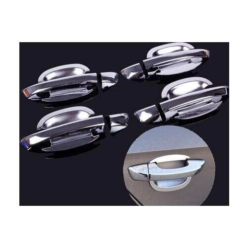 For Volkswagen VW Golf 6 MK6 Skoda SUPERB 2009 2010 2011 2012 New Chrome Car Door Handle Cover + Cup Bowl Cover