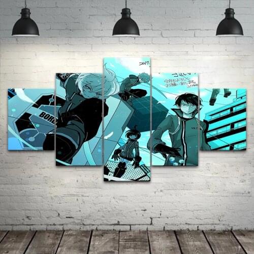 Home Decor World Trigger Canvas Animation Prints Painting Japanese Poster Wall Modern Art Modular Pictures For Corridor Frames