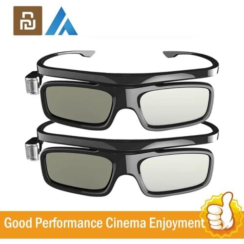 Two pairs 3D Glasses Fengmi Smart DLP-LINK Shutter Type 3D Glasses for Xiaomi JMGO XGIMI 4K laser Projector Home Theatre System