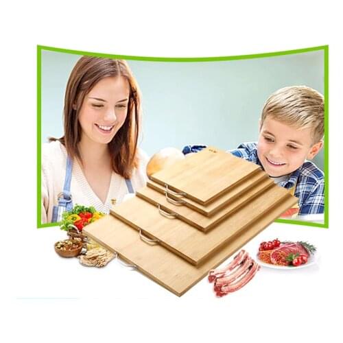 Eco-Friendly Bamboo thick food cutting fruit board home solid wood kitchen large case panel large chopping block