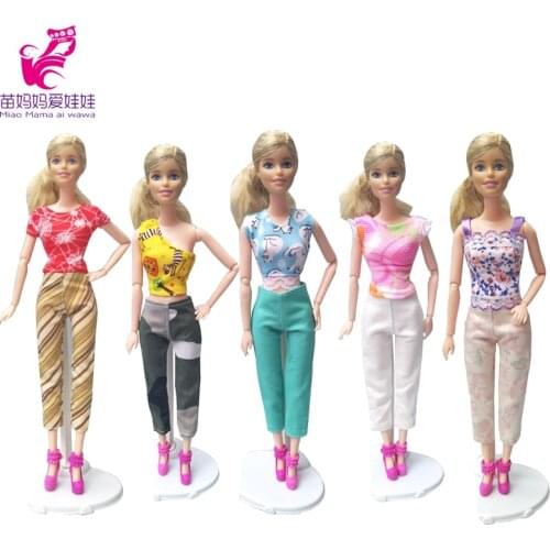 Jacket outfit Clothes pants outwear suit set coat for barbie doll wearing