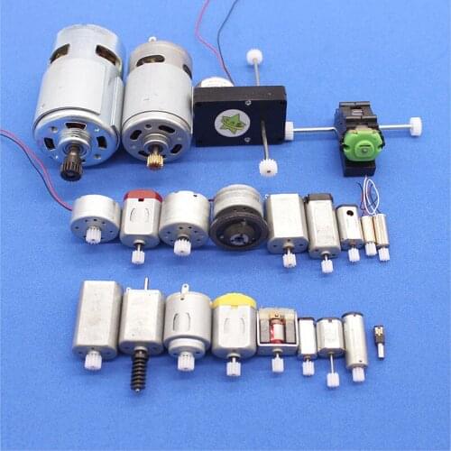 Micro DC motor gear package DIY manual model toy accessories motor