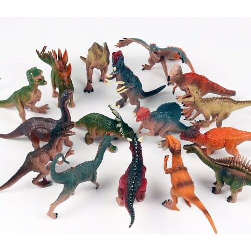 4 Pieces/set Large Size Jurassic Dinosaur Model Tyrannosaurus Pvc Animal Model Character Action Childrens Collection Toy Gift