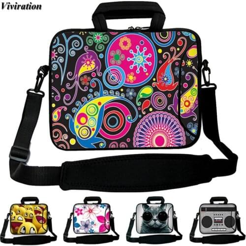 Funda Portatil Sleeve Bolsa 10" 10.5" 9.7" 10.2" 10.1 Messenger Laptop Tablet Bag Chromebook Case Neoprene Shockproof Cover Case