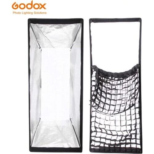 Godox 35x160cm Photo Studio Strobe Softbox Diffuser Soft Box with Honeycomb Grid with Bowens Mount for Photography