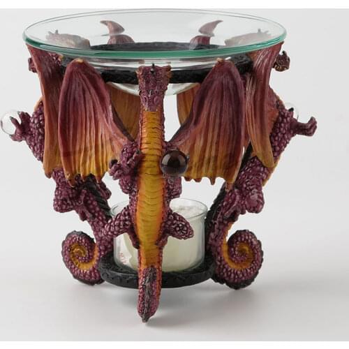 Verroni resin creative ornaments glass three dragon flavor rack birthday gift factory direct sales of exports exploded hot