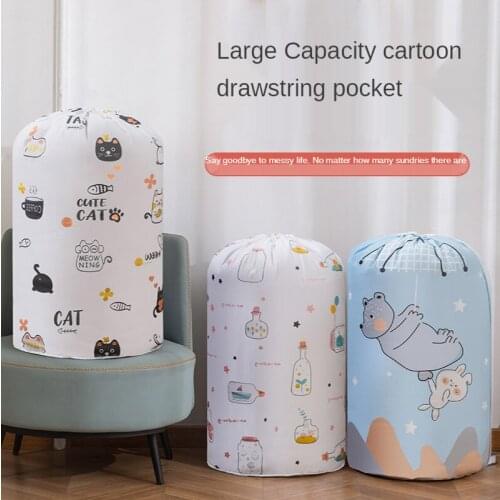 Buggy Bag Drawstring Quilt Bag Large Capacity Clothes Finishing Moisture Proof Bag Dustproof Thickened Clothing Storage Bag