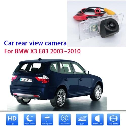 Rear Camera For BMW X3 E83 2003 2004 2005 2006 2007 2008 2009 2010 CCD Full HD Night Vision License Plate Camera Waterproof