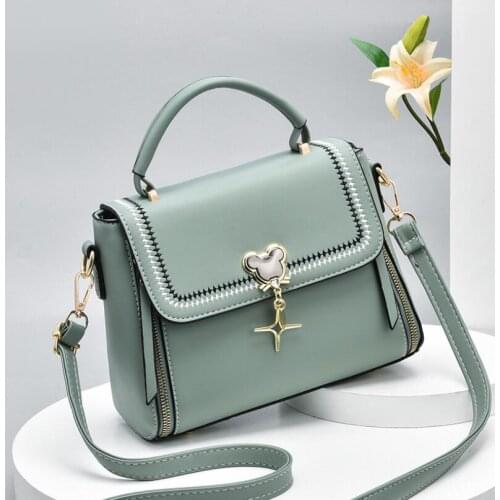 Boutique Clamshell Lady Bags Fashion Portable Small Square Bag Simple Versatile One-shoulder Messenger Bag Casual Tote Handbag
