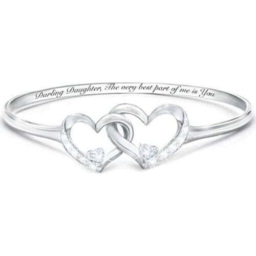 Heart Rings for Women Silver Color Wedding Engagement Bridal Jewelry Cubic Zirconia Stone Elegant Ring Accessories