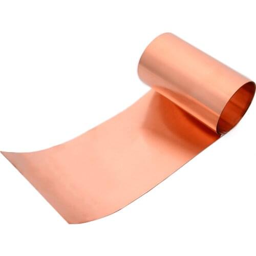 0.2mm Thickness 99.9% High DIY Handmade Material Purity Pure Copper Cu Metal Sheet Foil Plate for Electromagnetic Shielding