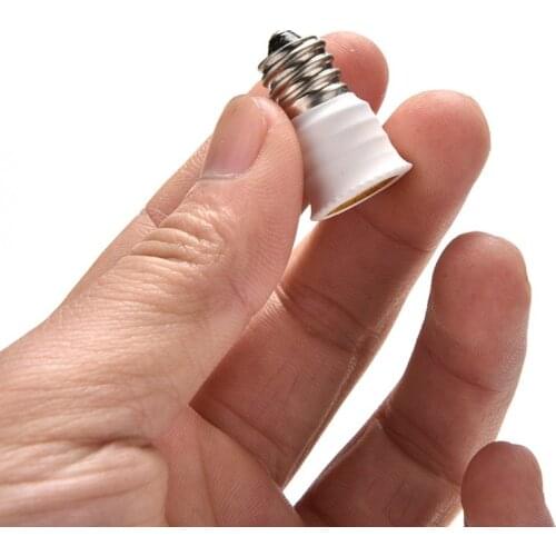 1Pcs E12 To E14 Lamp Holder Converter Bulb Lamp Holder Adapter Socket Converter Light Base Candelabra Lamp Holder Converter
